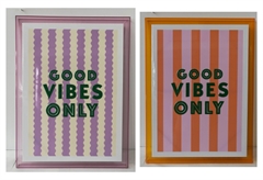 Κάδρο Atmosphera Good Vibes 80x60cm σε 2 Αποχρώσεις
