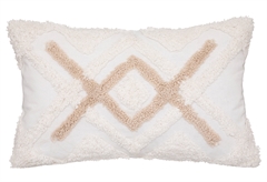 Διακοσμητική Μαξιλαροθήκη Atmosphera Tufted Boho 30x50cm