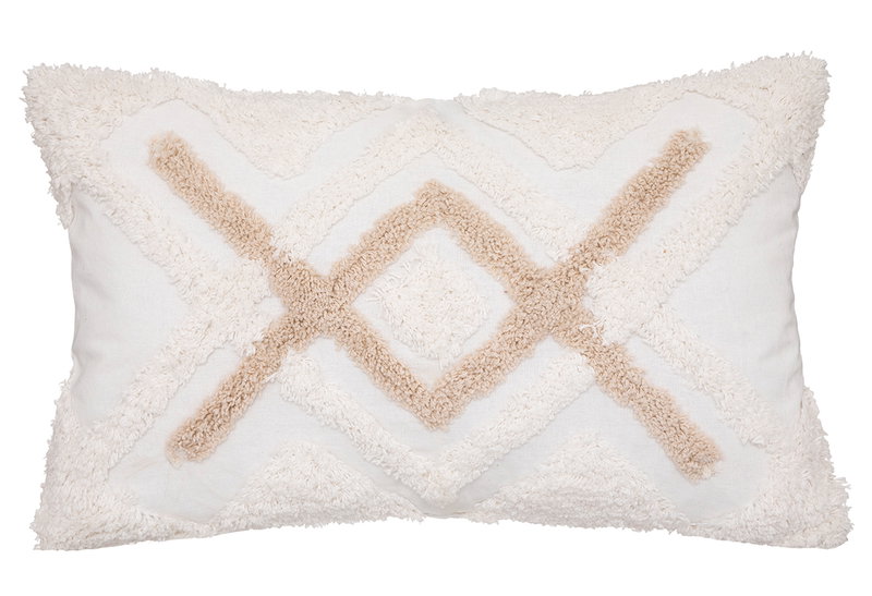 Διακοσμητική Μαξιλαροθήκη Atmosphera Tufted Boho 30x50cm