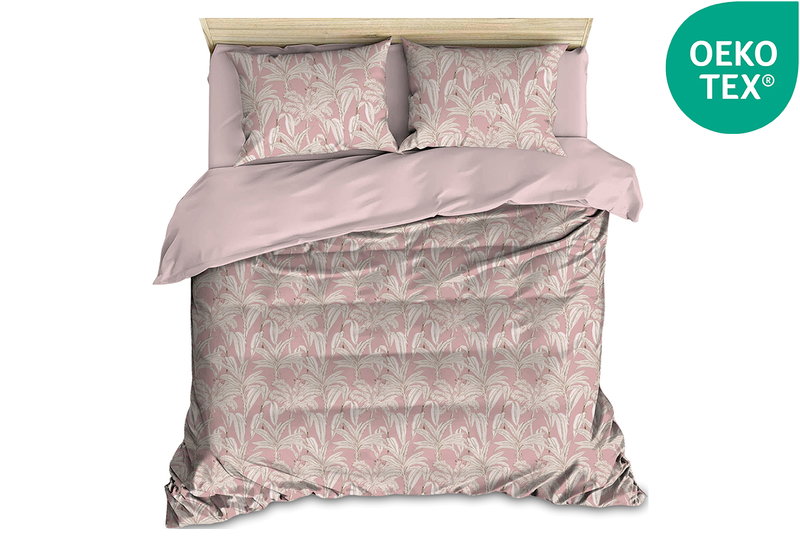 Παπλωματοθήκη Διπλή Ionion Cosy Basic Palmier 240x220cm