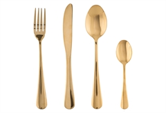 Σετ Μαχαιροπίρουνα Secret De Gourmet Χρυσά 16τμχ