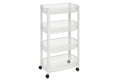 Τρόλεϊ Κουζίνας 5Five 4 Επιπέδων Λευκό