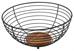 Φρουτιέρα 5Five Φ28x13cm Μαύρη