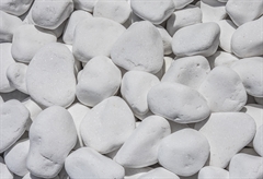 Βότσαλο Λευκό 8-12cm 20kg