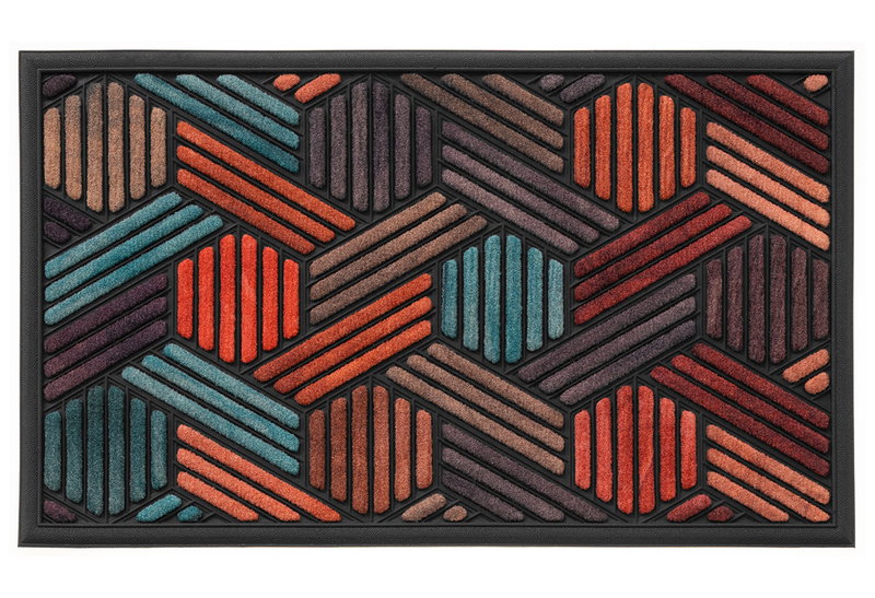 Πατάκι Εισόδου Dizas Elite Hexagon 75x45cm