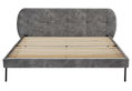 Κρεβάτι Διπλό Interium Oxford Γκρι για Στρώμα 200x160cm