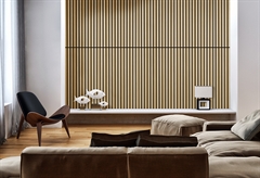 Σετ Ηχοαπορροφητικό Πάνελ Τοίχου MDF Mini Quanti Light Oak  118x36cm 18mm 2τμχ 0.84m²