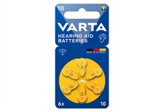 Σετ Μπαταρίες Ακουστικών Βαρηκοΐας Varta Τύπου 10 6τμχ