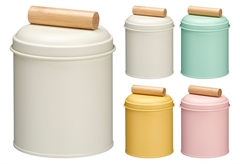 Βάζο Αποθήκευσης Φ11x16cm σε Διάφορες Αποχρώσεις