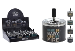 Σταχτοδοχείο Vintage Φ9x12cm σε Διάφορα Σχέδια