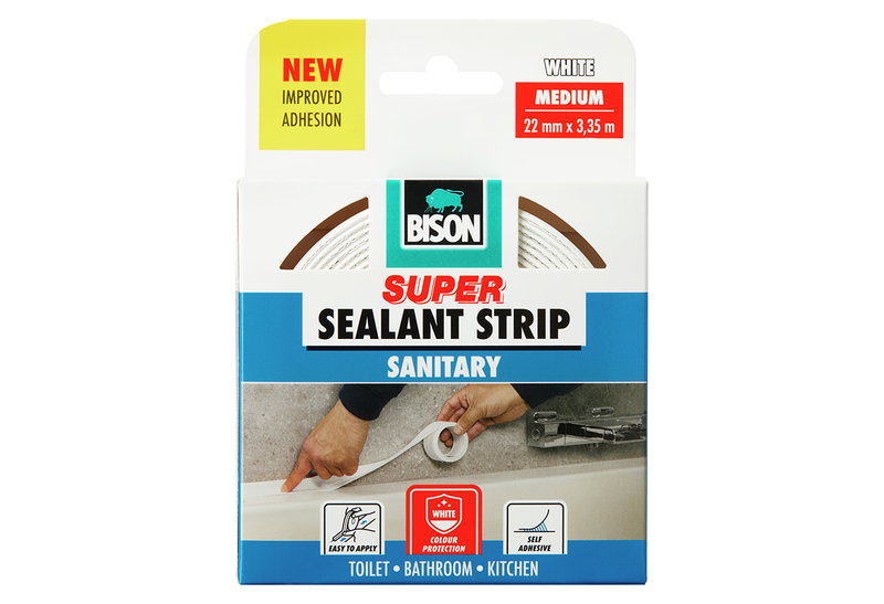 Ταινία Αρμών Bison Super Sealantstrip 22mm Λευκή