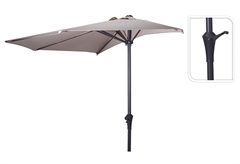 Ομπρέλα Κήπου Μισή 270cm Taupe