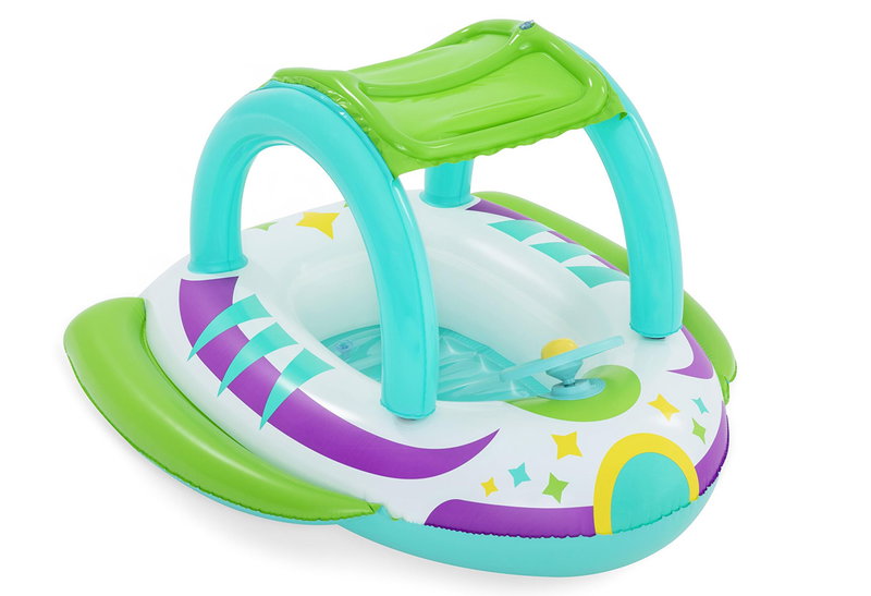 Βάρκα Παιδική με Σκίαστρο Bestways Space Splash