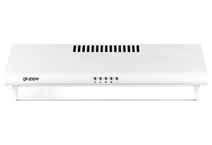 Gruppe Pratico S-3002A-A01-M32A-600 Απορροφητήρας Ελεύθερος 60cm Λευκός