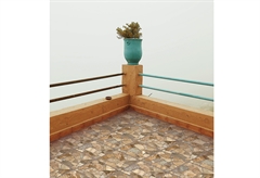 Γρανιτοπλακάκι Cobblestone 45x45cm Καφέ