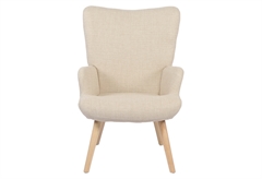 Πολυθρόνα Lina M71xΠ64xY94cm Kρεμ