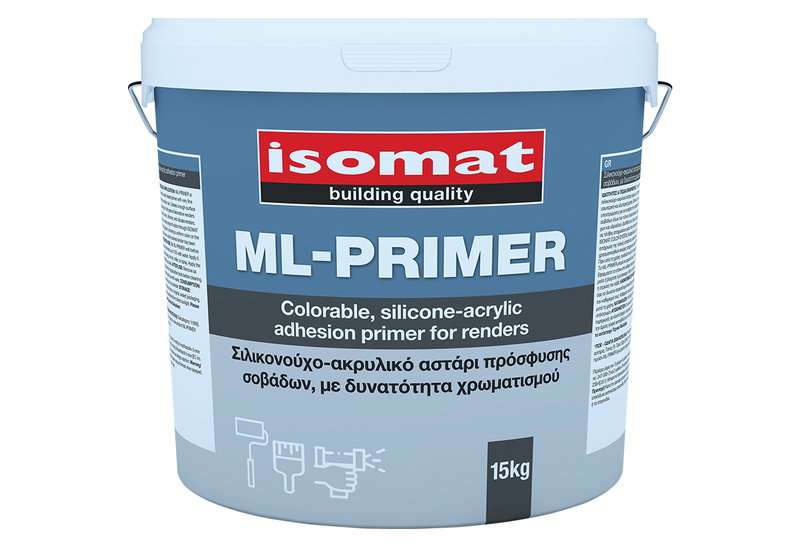 Αστάρι Σιλικονούχο Ακρυλικό Isomat ML Primer 15kg