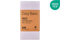 Σεντόνι Μονό Ionion Cosy Basic White 270x170cm