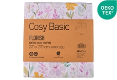 Σεντόνι Υπέρδιπλο Ionion Cosy Basic Florish 270x270cm