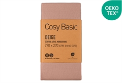 Σεντόνι Υπέρδιπλο Ionion Cosy Basic Beige 270x270cm