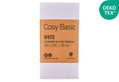 Σεντόνι Μονό Ionion Cosy Basic White με Λάστιχο Μ200xΠ100xΥ35cm