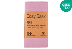 Σεντόνι Μονό Ionion Cosy Basic Pink με Λάστιχο Μ200xΠ100xΥ35cm