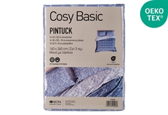 Σετ Σεντόνια & Μαξιλαροθήκη για Μονό Κρεβάτι Ionion Cosy Basic Pintuck με Λάστιχο