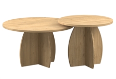 Σετ Τραπέζια Adore Bohem Natural 2τμχ