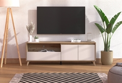 Έπιπλο Τηλεόρασης Oslo Λευκό M157xΠ40xY52.5cm