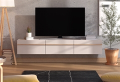 Έπιπλο Τηλεόρασης Επιτοίχιο Forma Ideale Arles Cashmere M192xΠ41.5xY32cm