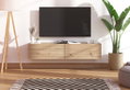 Έπιπλο Τηλεόρασης Επιτοίχιο Royan Natural M154xΠ41.5xY32cm