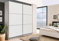 Ντουλάπα Ρούχων Δίφυλλη Συρόμενη Sierra M217xΠ62.5xY210cm Λευκό