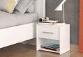 Σετ Κομοδίνα Garona Λευκά Μ42xΠ33xΥ42cm 2τμχ