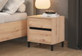 Κομοδίνο Marron Natural Μ48xΠ40xΥ55cm