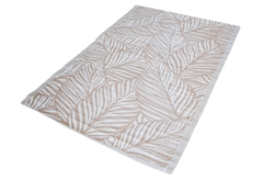 Χαλί Εξωτερικού Χώρου Plastona Beige Leaves 180x120cm
