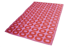 Χαλί Εξωτερικού Χώρου Plastona Pop Art Pink Red 180x120cm