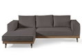 Καναπές Γωνιακός Interium Siena Αριστερή Γωνία Γκρι 257x170cm