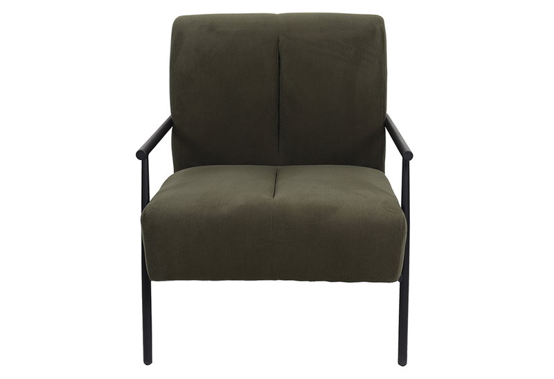 Πολυθρόνα Kioto Μ76xΠ64xΥ81cm Λαδί