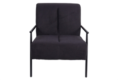 Πολυθρόνα Liberta Kioto Μ76xΠ64xΥ81cm Μαύρη