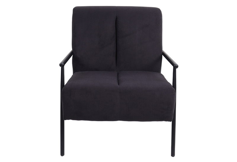 Πολυθρόνα Kioto Μ76xΠ64xΥ81cm Μαύρη