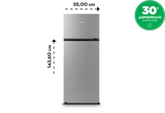 Hisense RT267D4ADE Ψυγείο Δίπορτο