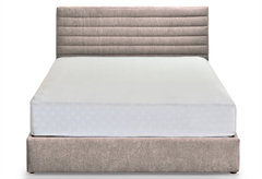 Κρεβάτι Διπλό Interium Palma Μπεζ για Στρώμα 200x160cm