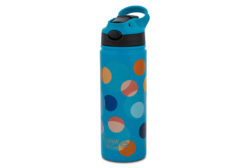 Μπουκάλι Θερμός Nava We Care 500ml Color Dots με Καλαμάκι