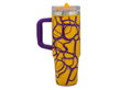 Μπουκάλι Θερμός Nava We Care 900ml Yellow Print