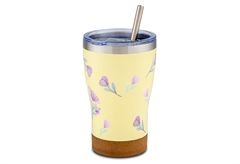 Ποτήρι Θερμός Nava We Care 400ml Cream Floral