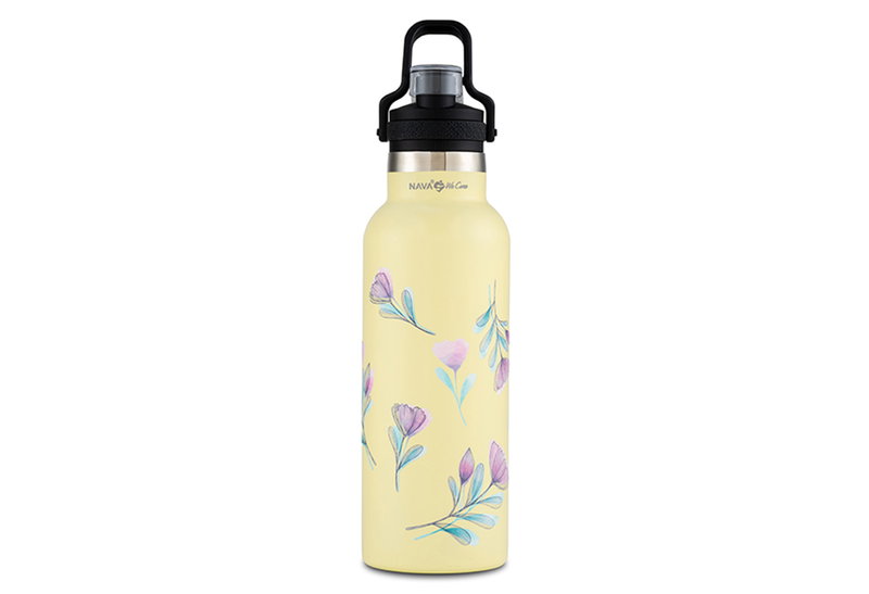 Μπουκάλι Θερμός Nava We Care 500ml Cream Floral