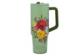 Ποτήρι Θερμός Nava We Care 900ml Green Floral