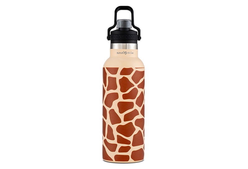 Μπουκάλι Θερμός Nava We Care 500ml Giraffe Print