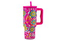 Ποτήρι Θερμός Nava We Care 900ml Magenta Floral