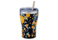 Ποτήρι Θερμός Nava We Care 400ml Dark Blue Floral
